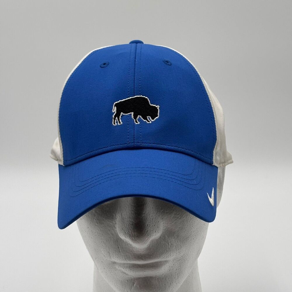 Nike Legacy91 Dri-FIT Buffalo New York Bison Hat Blue White Adjustable